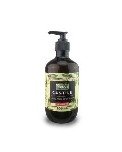 Castile Organic Liquid Soap - Unscented-500ml Pump Pack
