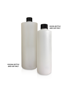 EMPTY BOTTLE NATURAL / OPAQUE BASIC BLACK CAP